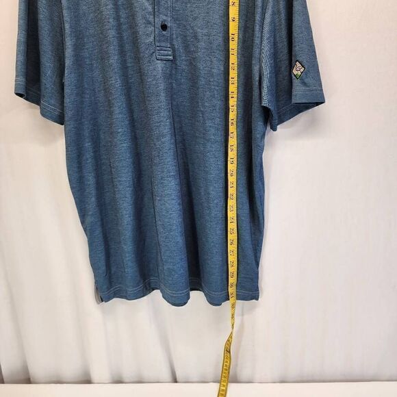 Travis Mathew Polo Golf Shirt Blue Men's Size XL Pima Cotton Blend - Picture 2 of 9